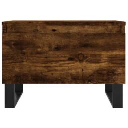 Berkfield Home Modern Coffee Tables 2 pcs Smoked Oak 50x46x35 cm Engineered Wood in Brown - Size: 50 x 46 x 35 cm - thumbnail 6