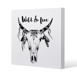 Benjamin Tate Design Boho chic Fashion (Canvas Print) / 46 x 46 x 4cm in Natural - Size: 46 x 46 x 4 cm - thumbnail 1