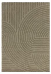 The Rug Shop UK Green Handmade Wool Modern Geometric Easy To Clean Area Rug - Size: 200 cm x 290 cm - thumbnail 7