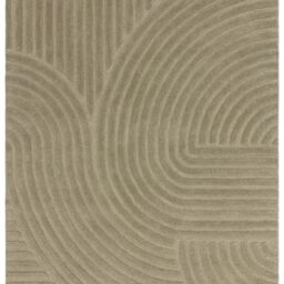 The Rug Shop UK Green Handmade Wool Modern Geometric Easy To Clean Area Rug - Size: 200 cm x 290 cm - thumbnail 2