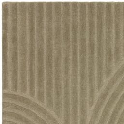 The Rug Shop UK Green Handmade Wool Modern Geometric Easy To Clean Area Rug - Size: 200 cm x 290 cm - thumbnail 4