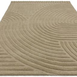 The Rug Shop UK Green Handmade Wool Modern Geometric Easy To Clean Area Rug - Size: 200 cm x 290 cm - thumbnail 3