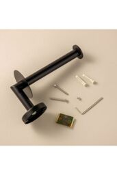 Cosmic Vertical Toilet Roll Holder, Chrome, Hidden fixings, Start Collection in Grey - thumbnail 4