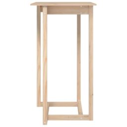 Berkfield Home Bar Table 60x60x110 cm Solid Wood Pine in Brown - Size: 60 x 60 x 110 cm - thumbnail 3