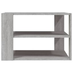 Berkfield Home Decorative Coffee Table Grey Sonoma 59.5x59.5x40 cm Engineered Wood - thumbnail 4