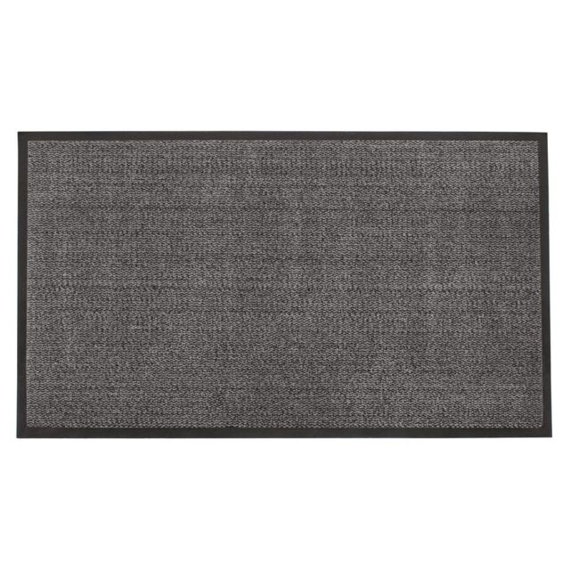 JVL Heavy Duty Barrier Door Mat, 80x140cm, Grey/Black in Dark Grey - Size: 80 cm x 140 cm - image 1
