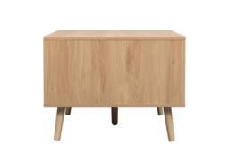 Birlea Croxley Coffee Table Oak Rattan with Storage in Brown - thumbnail 9