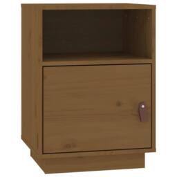Berkfield Home Beautiful Bedside Cabinets 2 pcs Honey Brown 40x34x55 cm Solid Wo - Size: 40 x 34 x 55 cm - thumbnail 6