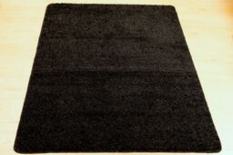 Smart Living Super Soft Fluffy Thick Pile Washable Shaggy Door Mat in Black - Size: 67 cm x 120 cm - thumbnail 2