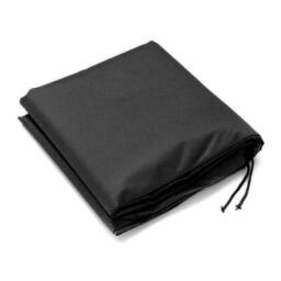 VOGREX Outdoor Garden Bench Seat Cover For Furniture 2 Seat (134x66x89cm) in Black - Size: 134 x 66 x 89 cm
