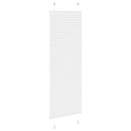 Berkfield Home Pleated Blind White 40x100 cm Fabric Width 39.4 cm Polyester - thumbnail 4