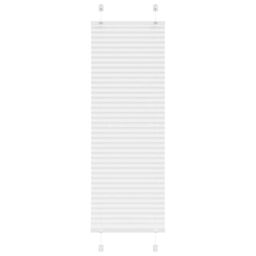 Berkfield Home Pleated Blind White 40x100 cm Fabric Width 39.4 cm Polyester