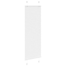 Berkfield Home Pleated Blind White 40x100 cm Fabric Width 39.4 cm Polyester - thumbnail 3