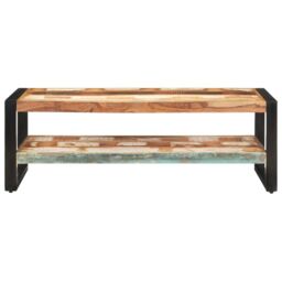 Berkfield Home Coffee Table 120x60x40 cm Solid Reclaimed Wood in Brown - Size: 120 x 60 x 40 cm - thumbnail 2