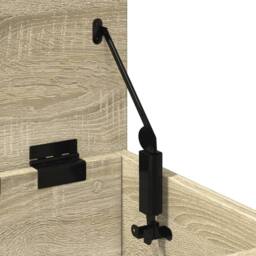 Berkfield Home Storage Box Sonoma Oak 30x35x35 cm Engineered Wood in Light Brown - Size: 30 x 35 x 35 cm - thumbnail 9