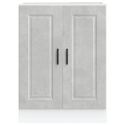 Berkfield Home Kitchen Base Cabinet¬†Porto Concrete Grey Engineered Wood - thumbnail 4