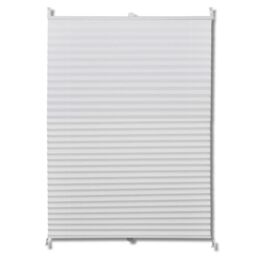 Berkfield Home Plisse Blind 70x150cm White Pleated Blind - Size: 70x150 cm - thumbnail 2