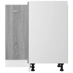 Berkfield Home Kitchen Cabinet Grey Sonoma 75, 5x75, 5x80, 5 cm Engineered Wood - thumbnail 6