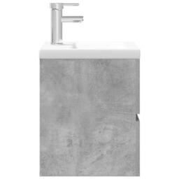 Berkfield Home 2 Piece Bathroom Furniture Set Concrete Grey Engineered Wood - thumbnail 6