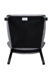 Living and Home Set of 2 Upholstered Dining Chairs in Grey - thumbnail 8
