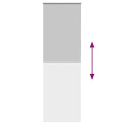 Berkfield Home Roller Blind Blackout Off-White 140x175 cm Fabric Width 136.6 cm… in Grey - thumbnail 9