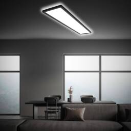 BRILONER Ultraslim Black 36W 4800lm 4000K On Off-IP20 LED Panel - thumbnail 4
