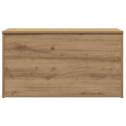 Berkfield Home Storage Chest Artisan Oak 84x42x46 cm Engineered Wood in Brown - Size: 84 x 42 x 46 cm - thumbnail 4