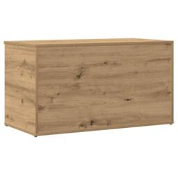 Berkfield Home Storage Chest Artisan Oak 84x42x46 cm Engineered Wood in Brown - Size: 84 x 42 x 46 cm - thumbnail 6