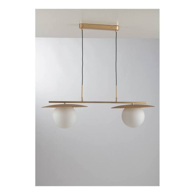 Netlighting Chaplin Globe Bar Ceiling Pendant Satin Gold E27
