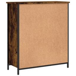 Berkfield Home Sideboard Smoked Oak 70x30x80 cm Engineered Wood in Brown - Size: 70 x 30 x 80 cm - thumbnail 8