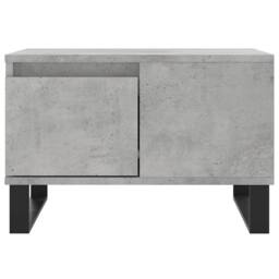 Berkfield Home Modern Coffee Table Concrete Grey 55x55x36.5 cm Engineered Wood - thumbnail 5
