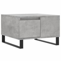 Berkfield Home Modern Coffee Table Concrete Grey 55x55x36.5 cm Engineered Wood - thumbnail 3