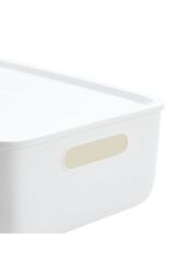 Living and Home Large Snack Desktop Organizer Kitchen Toy Storage Basket in White - thumbnail 3