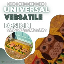 Marco Paul Tan Coir Owl Family Nonslip Doormat 45x75cm - Size: Medium - thumbnail 5