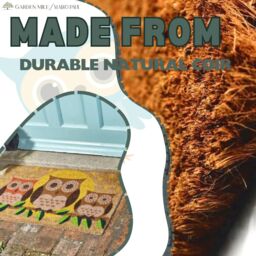 Marco Paul Tan Coir Owl Family Nonslip Doormat 45x75cm - Size: Medium - thumbnail 7