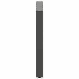 Berkfield Home Modern Coffee Table Legs U-Shaped 2 pcs Anthracite 90x(72-73) cm Steel in Charcoal - thumbnail 6