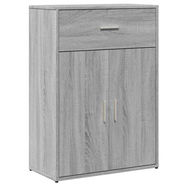 Berkfield Home Sideboard Grey Sonoma 60x30x84 cm Engineered Wood - Size: 60 x 30 x 84 cm - image 1