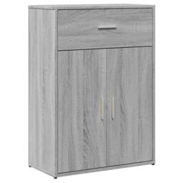 Berkfield Home Sideboard Grey Sonoma 60x30x84 cm Engineered Wood - Size: 60 x 30 x 84 cm - thumbnail 1