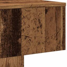 Berkfield Home Durable Coffee Table Old Wood 60x60x31.5 cm Engineered Wood in Brown - thumbnail 7