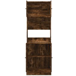 Berkfield Home Kitchen Cabinet Smoked Oak 60x50x180 cm Engineered Wood in Brown - Size: 60 x 50 x 180 cm - thumbnail 8