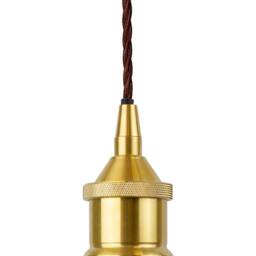 SE Home Burgundy Red Small Trinity Metal Pendant Light - Black Nickel - thumbnail 2