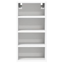 Berkfield Home Hanging Cabinet White 30x29.5x60 cm Engineered Wood - thumbnail 4