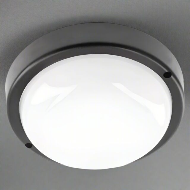 CGC Lighting Kodo Black Round Ceiling Wall Light Surface Mount LED, 12W, 1080lm, 4000K - image 1