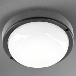CGC Lighting Kodo Black Round Ceiling Wall Light Surface Mount LED, 12W, 1080lm, 4000K - thumbnail 1