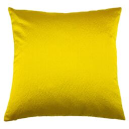 Paoletti Palermo Sateen Cushion in Lemon - Size: 45 cm x 45 cm - thumbnail 1