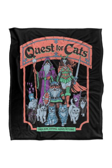 Steven Rhodes Quest For Cats Silky Touch Super Soft Throw Blanket - Size: Large - image 1