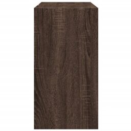 Berkfield Home Sink Cabinet Brown Oak 63x29x55 cm Engineered Wood - Size: 63 x 29 x 55 cm - thumbnail 6