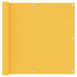 Berkfield Home Modern Balcony Screen Yellow 90x500 cm Oxford Fabric - thumbnail 2