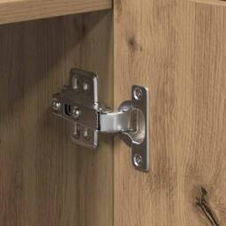 Berkfield Home Artisan Oak Sideboard - 90x34x80 cm - Made of Engineered Wood in Brown - Size: 90 x 34 x 80 cm - thumbnail 8