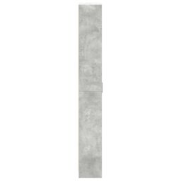 Berkfield Home Wardrobe Concrete Grey 55x25x189 cm Engineered Wood - Size: 55 x 25 x 189 cm - thumbnail 7